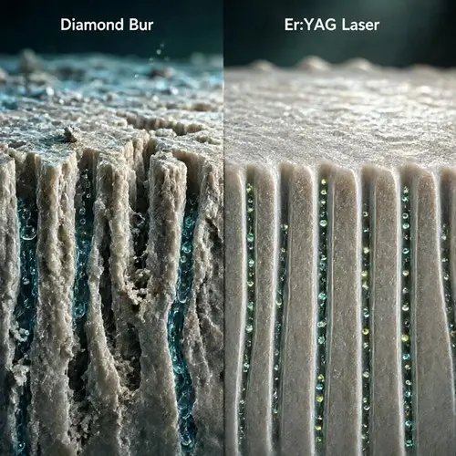 Comparison of Dentin Permeability After Tooth Cavity Preparation with Diamond Bur and Er:YAG Laser